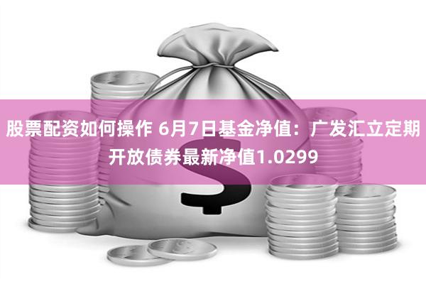 股票配资如何操作 6月7日基金净值：广发汇立定期开放债券最新净值1.0299