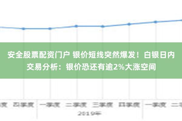 安全股票配资门户 银价短线突然爆发！白银日内交易分析：银价恐还有逾2%大涨空间