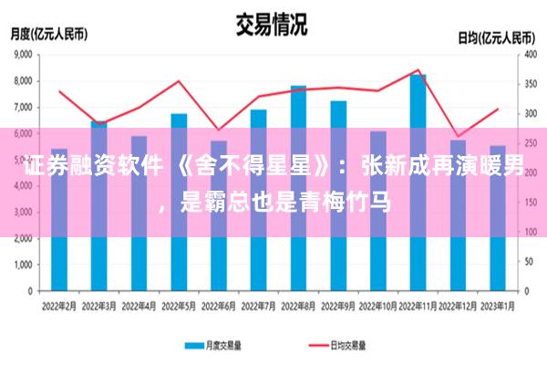 证券融资软件 《舍不得星星》：张新成再演暖男，是霸总也是青梅竹马