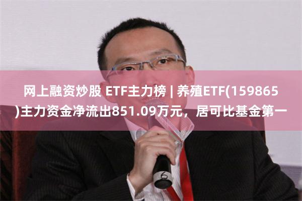 网上融资炒股 ETF主力榜 | 养殖ETF(159865)主力资金净流出851.09万元，居可比基金第一